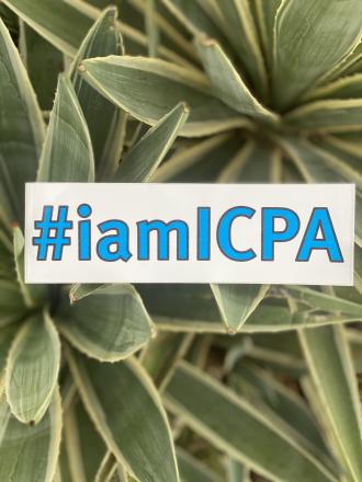 #iamICPA bumper sticker