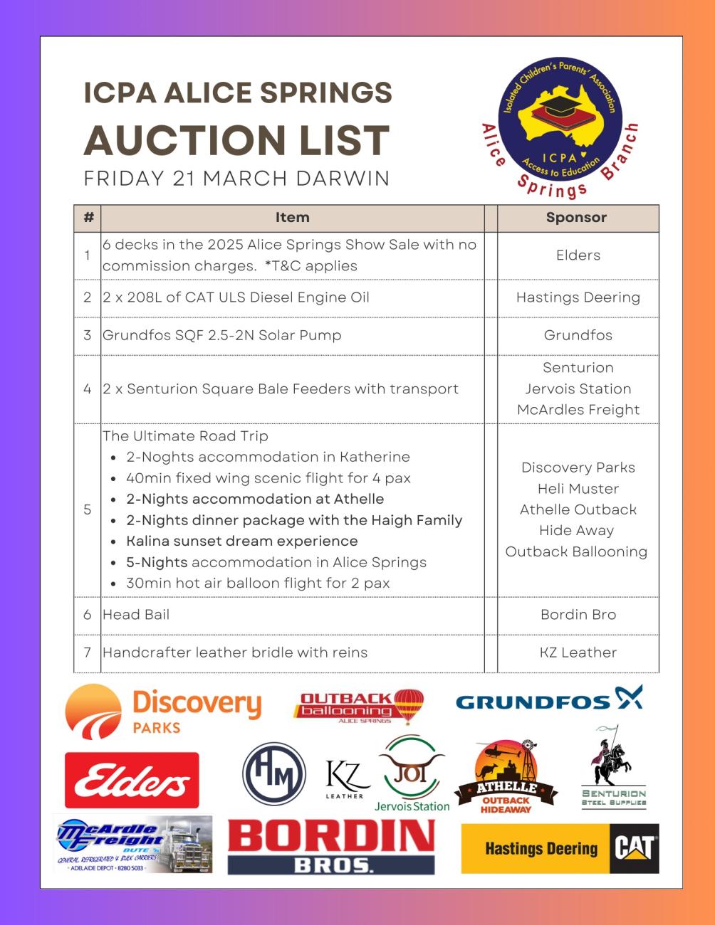 Auction List