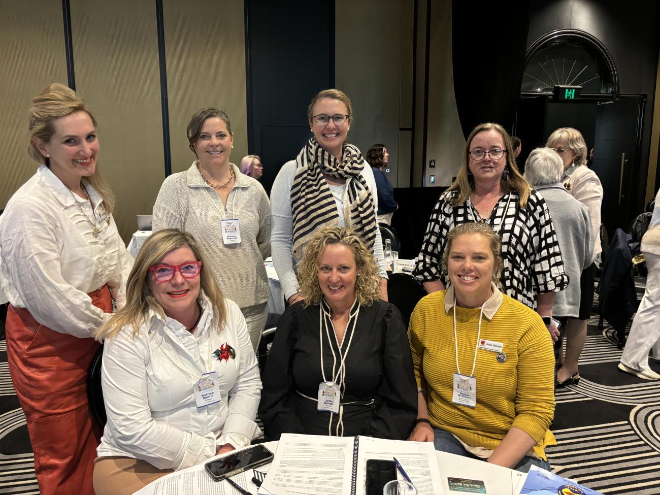 SA ICPA attendees (L - R): Edwina Bowie, Katrina Morris, Mija Reynolds, Jill Greenfield, Jodie Keogh, Hollie Williams & Tracey Dewell