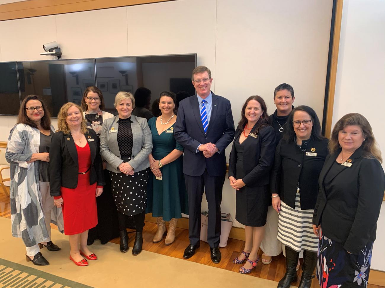Minister Gee with Federal Councillors