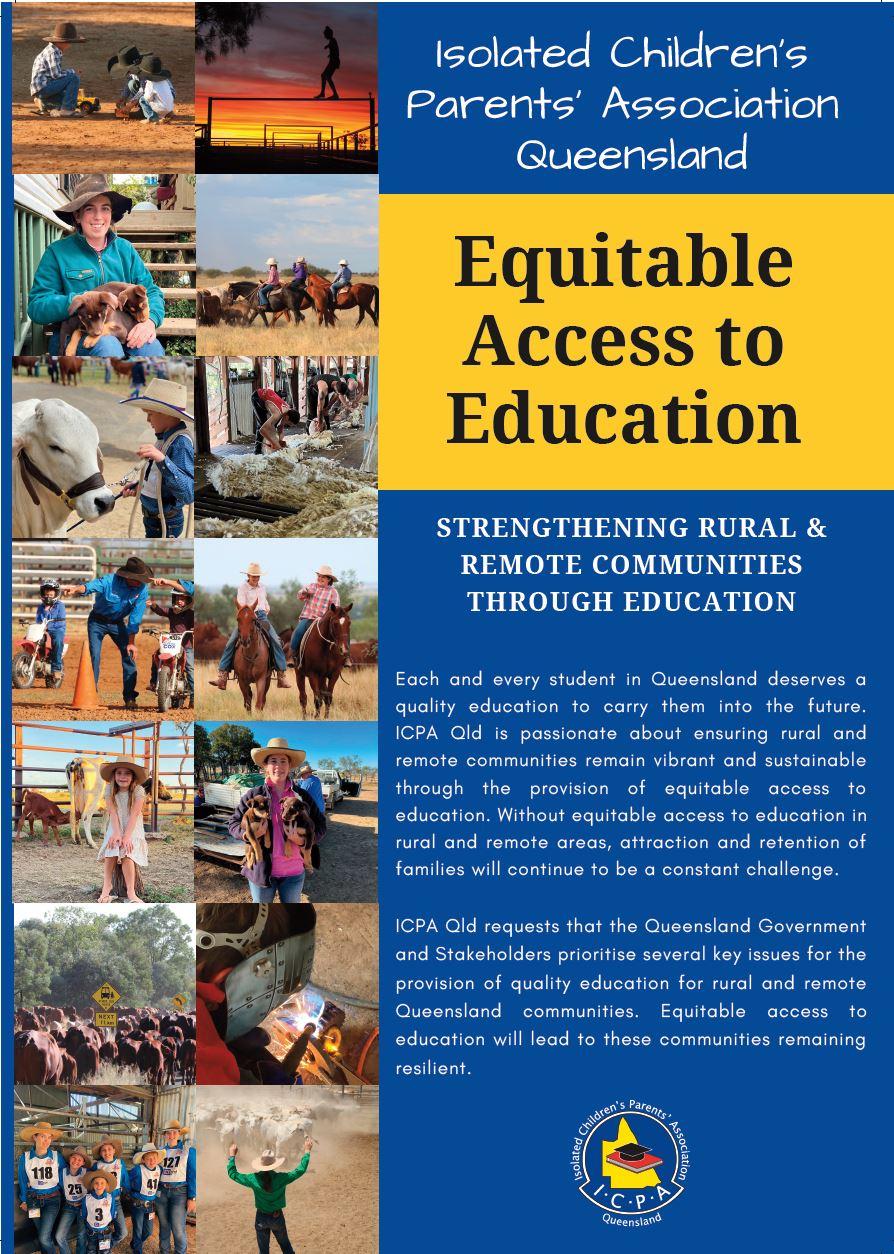 front cover showing text and pictures of children