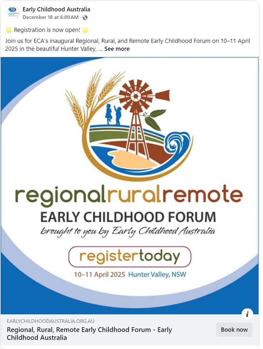 Early Childhood Forum