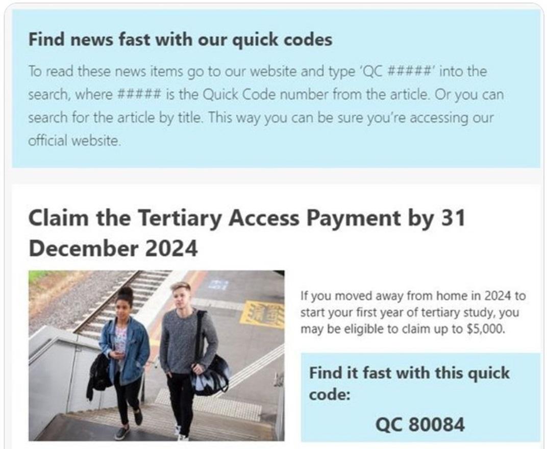 Tertiary Access Payment