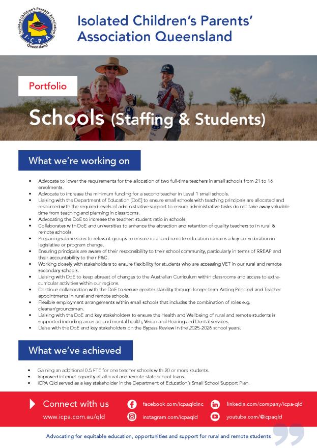 Schools Students & Staffing