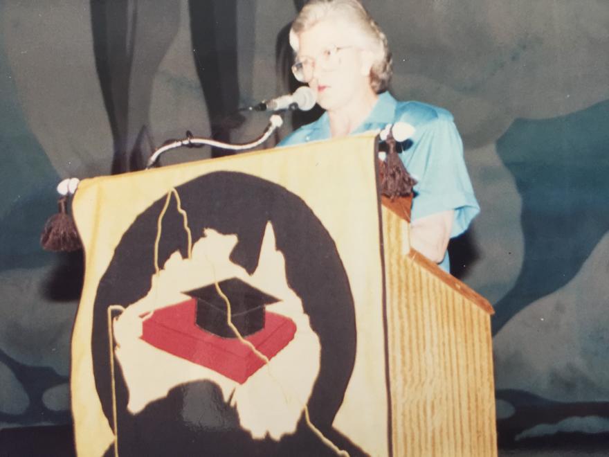Florence convenes Roma Conference in 1988.