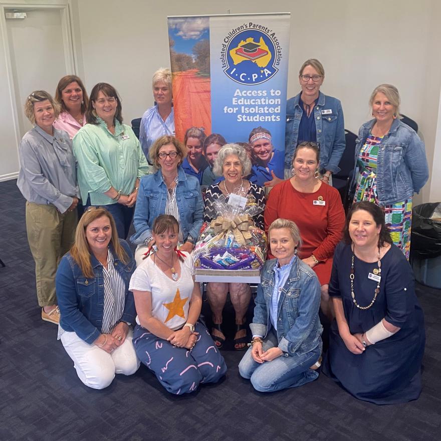 ICPA Queensland Patron Trish Mitchell with state council