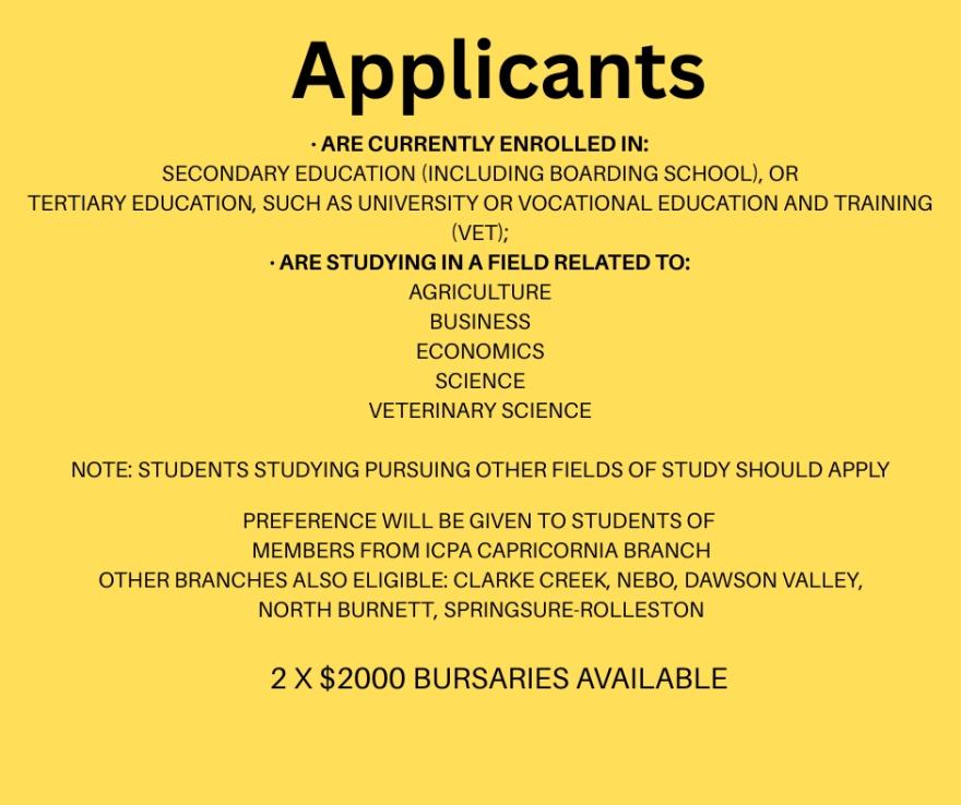 Capricornia Bursary P2