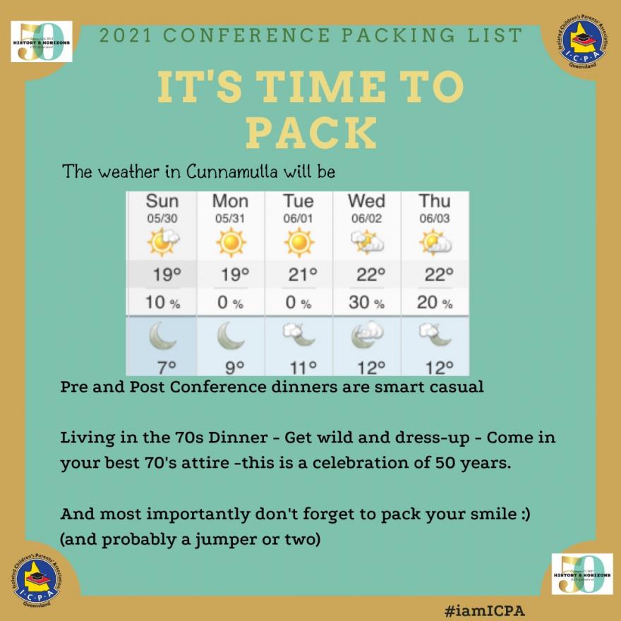 time to pack