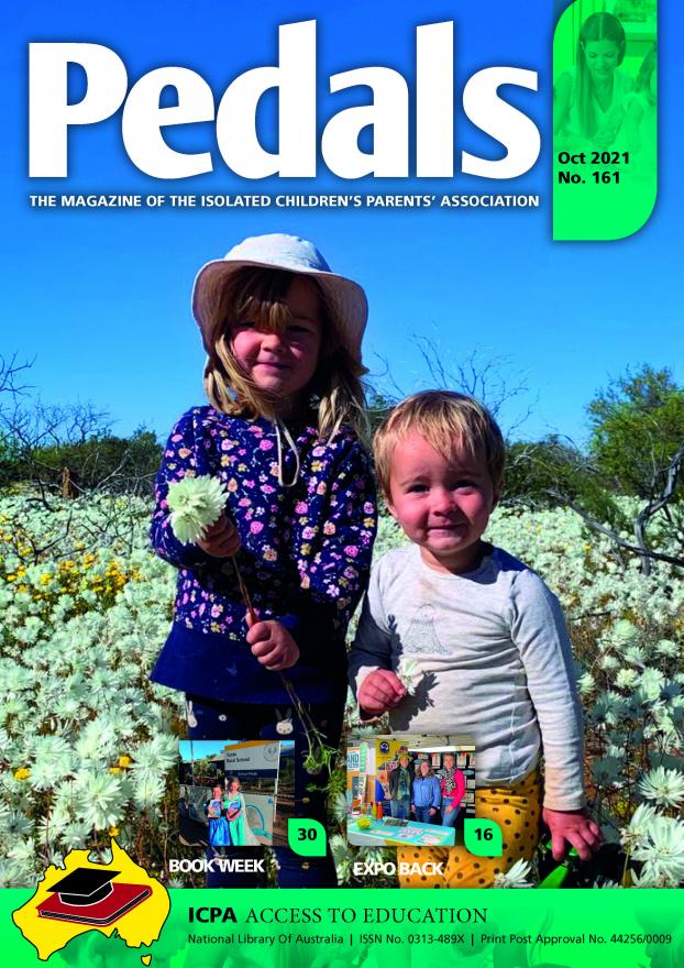 children with wildflowers