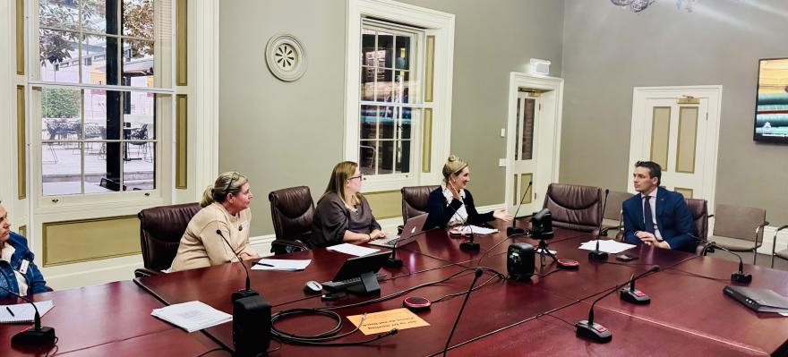 Parliament House with Hon. Blair Boyer