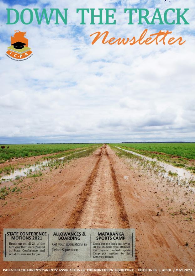 Down the Track Newsletter April / May 2021 Title Page