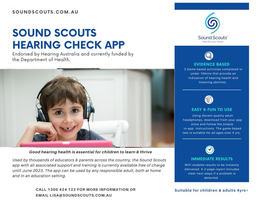 Sound Scouts Hearing Check App