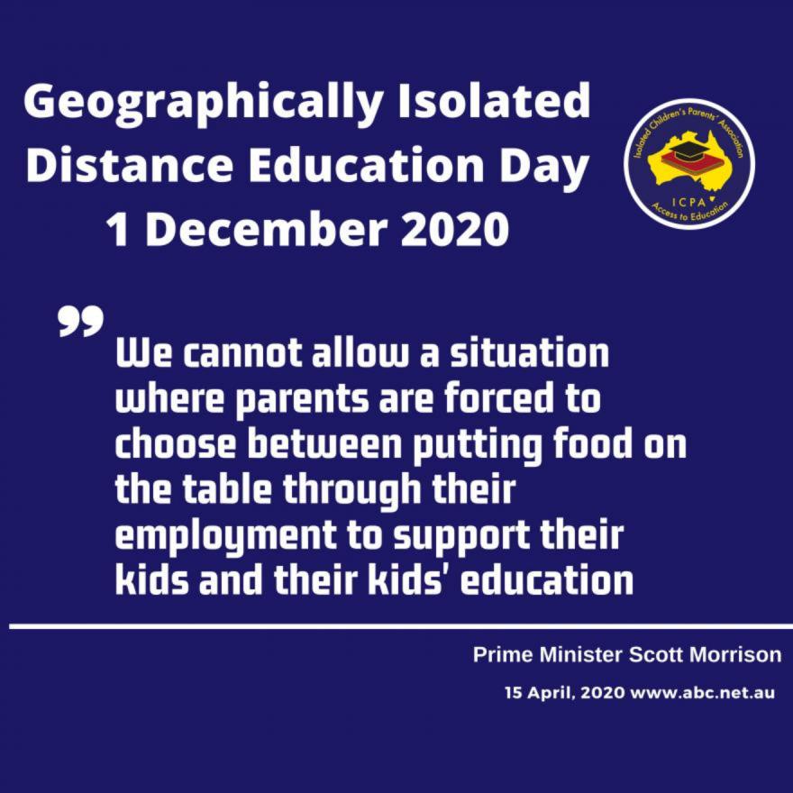 Goegraphically Isolated Distance Education Day