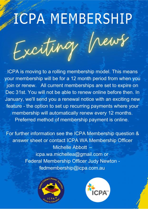 Membership Update