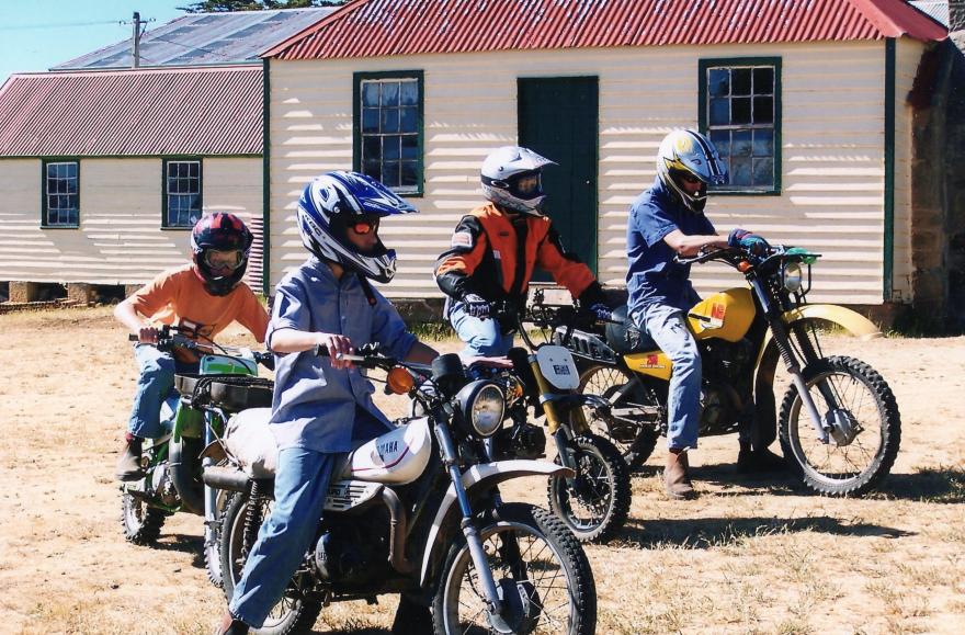 Friends on Motorbikes