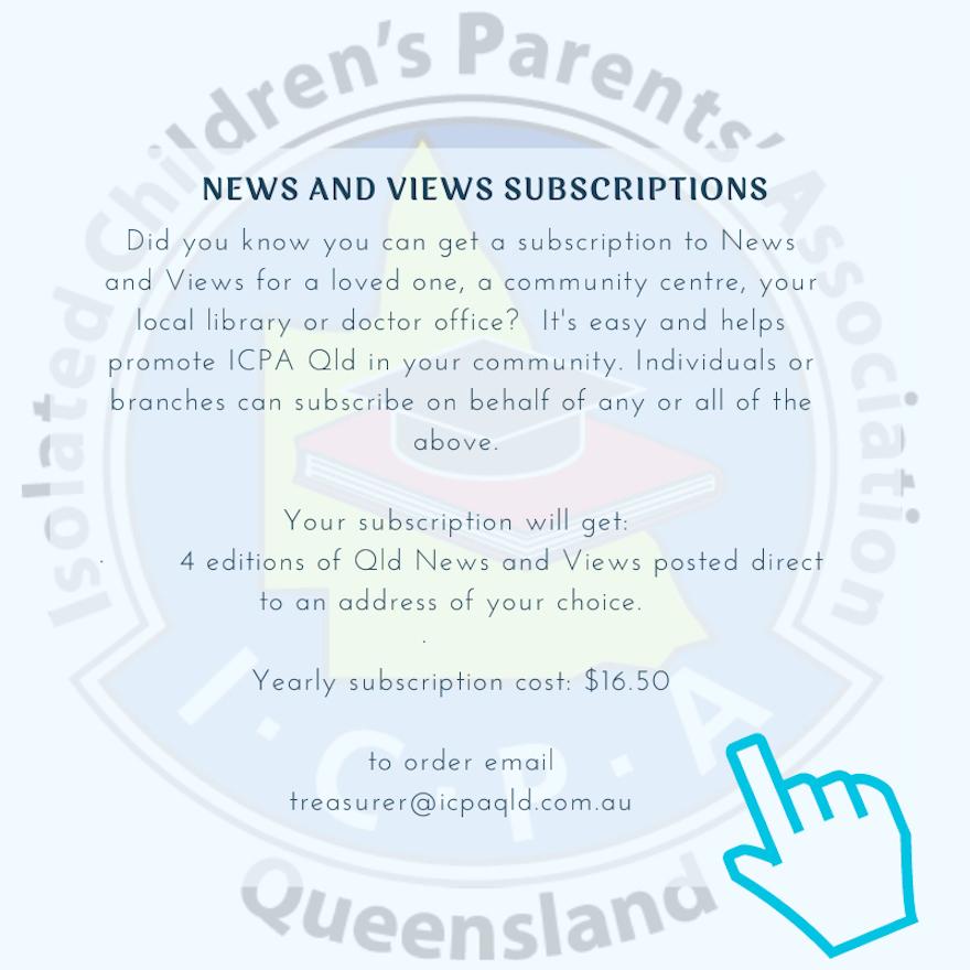 A flyer advertising subscriptions to News and Views magazine