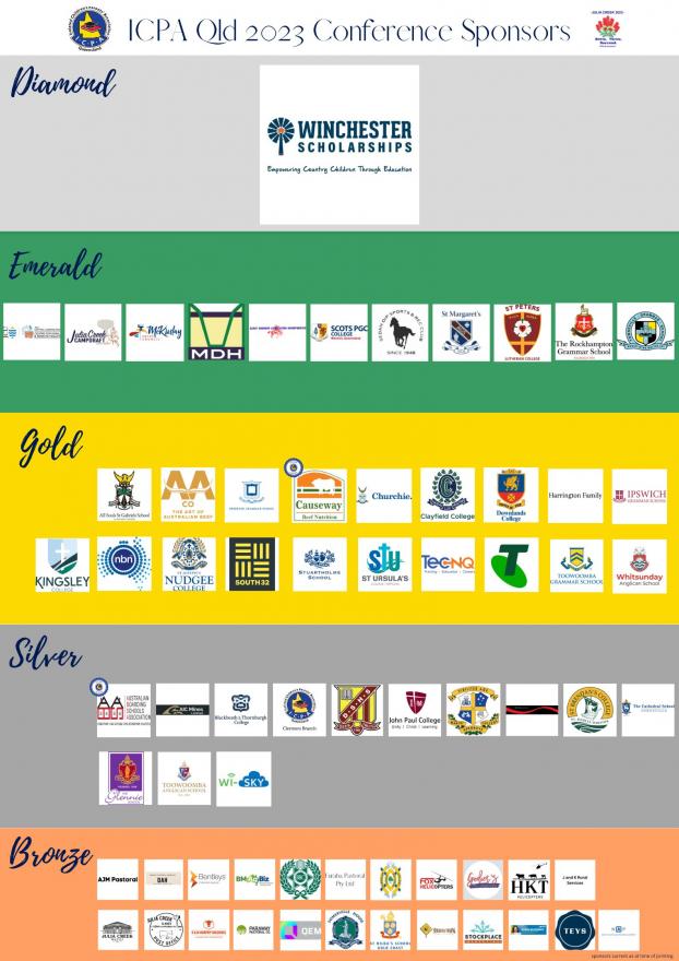conference sponsors grid