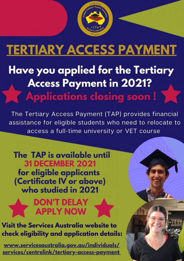 TAP infographic