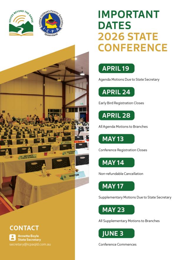 Conference Important Dates