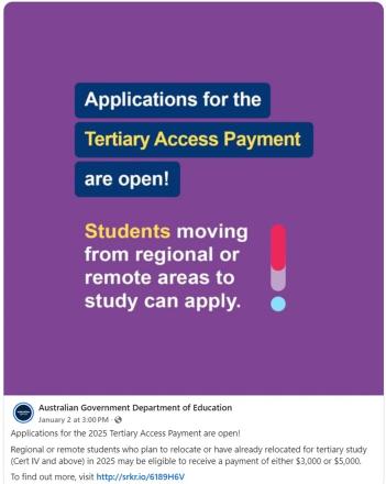 Tertiary Access Payment