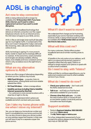 ADSL fact sheet