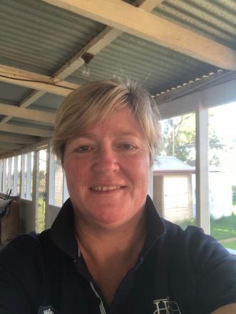 A close up picture of Lisa Southern wearing a navy shirt