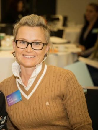A picture of Kasie Scott wearning glasses