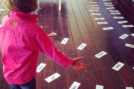 little girl sight words